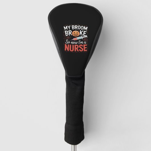 Nurse Funny Halloween Nursing Essential T-shirt_1 Golfheadcover (Voorkant)