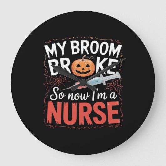 Nurse Funny Halloween Nursing Essential T-shirt_1 Grote Klok (Voorkant)