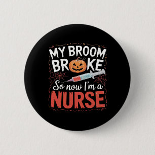 Nurse Funny Halloween Nursing Essential T-shirt_1 Ronde Button 5,7 Cm