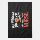 Nurse Funny Halloween Nursing Essential T-shirt_1 Theedoek (Verticaal)