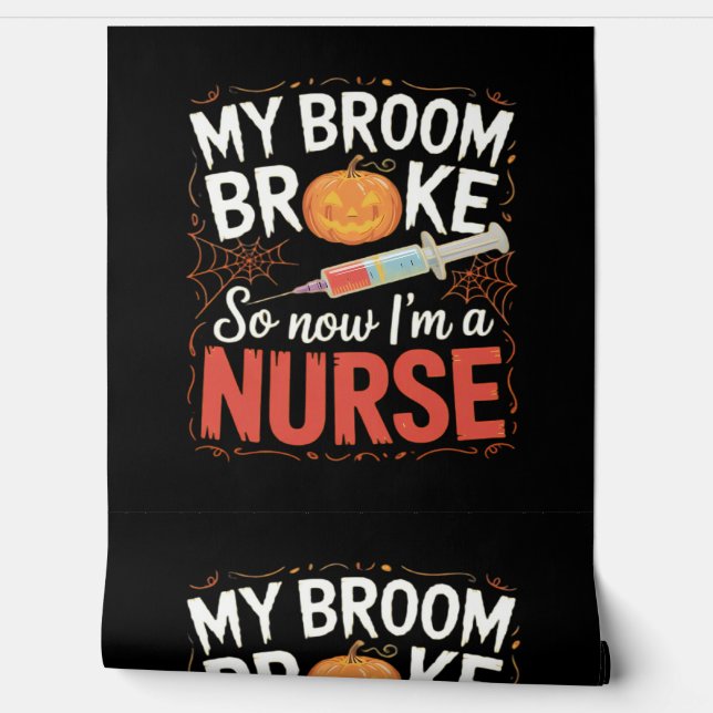 Nurse Funny Halloween Nursing Essential T-shirt Behang (Afrollen)