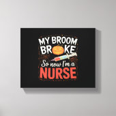 Nurse Funny Halloween Nursing Essential T-shirt Canvas Afdruk (Voorkant)