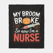 Nurse Funny Halloween Nursing Essential T-shirt Fleece Deken (Voorkant)