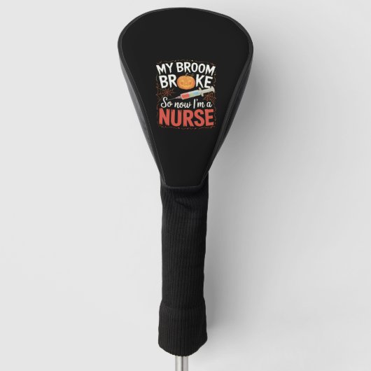 Nurse Funny Halloween Nursing Essential T-shirt Golfheadcover (Voorkant)