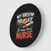 Nurse Funny Halloween Nursing Essential T-shirt Grote Klok (Hoek)