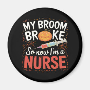 Nurse Funny Halloween Nursing Essential T-shirt Magneet
