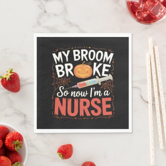 Nurse Funny Halloween Nursing Essential T-shirt Servet (Insitu)