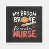 Nurse Funny Halloween Nursing Essential T-shirt Servet (Voorkant)