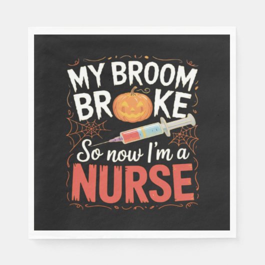 Nurse Funny Halloween Nursing Essential T-shirt Servet (Voorkant)