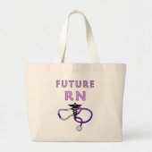 Nurse Future RN Grote Tote Bag (Voorkant)