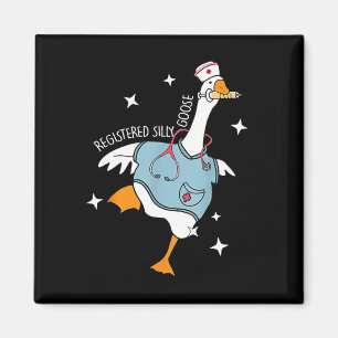 Nurse Gekke Goose Pediatric Nurse Appreciation BLA Magneet