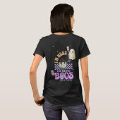 Nurse Ghost Grappige Quote Leuke Pompoen Coquette  T-shirt (Achterkant volledig)