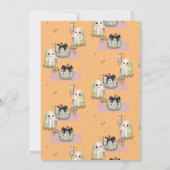 Nurse Ghost Grappige Quote Pumpkin Coquette Kaart (Achterkant)