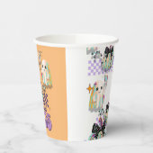 Nurse Ghost Grappige Quote Pumpkin Coquette Kaart Papieren Bekers (Links)