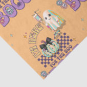 Nurse Ghost Grappige Quote Pumpkin Coquette Tissuepapier (Detail)