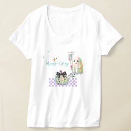 Nurse Ghost Grappige quote Pumpkin Coquette White T-shirt