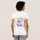 Nurse Ghost Grappige Quote Schattige Pompoen Coque T-shirt (Achterkant volledig)