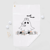 Nurse Ghost Schattige Halloween Design Classic T-s Golfhanddoek (Insitu)