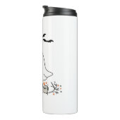 Nurse Ghost Schattige Halloween Design Classic T-s Thermosbeker (Geroteerd rechts)