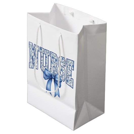 Nurse Gift Bag Medium Cadeauzakje (Voorkant Gekanteld)
