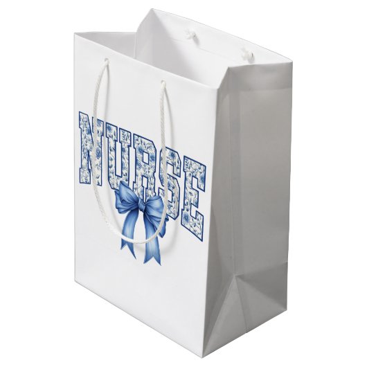 Nurse Gift Bag Medium Cadeauzakje (Achterkant Gekanteld)