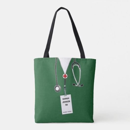Nurse Gift Bag Tote Bag (Achterkant)