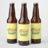 Nurse Gift | Blessed Nurse Bier Etiket (Flessen)