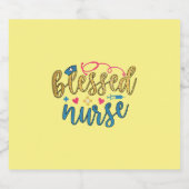 Nurse Gift | Blessed Nurse Bier Etiket (Enkel label)