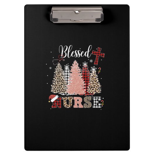 Nurse Gift | Blessed Nurse Klembord (Voorkant)