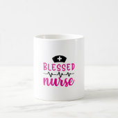 Nurse Gift | Blessed Nurse Koffiemok (Center)