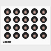 Nurse Gift Blessed Nurse Ronde Sticker (Vel)
