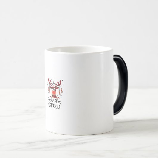 Nurse Gift | Boo Boo Crew Magische Mok (Voorkant rechts)