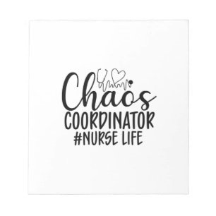 Nurse Gift Chaos Coördinator Verpleegdienst Notitieblok