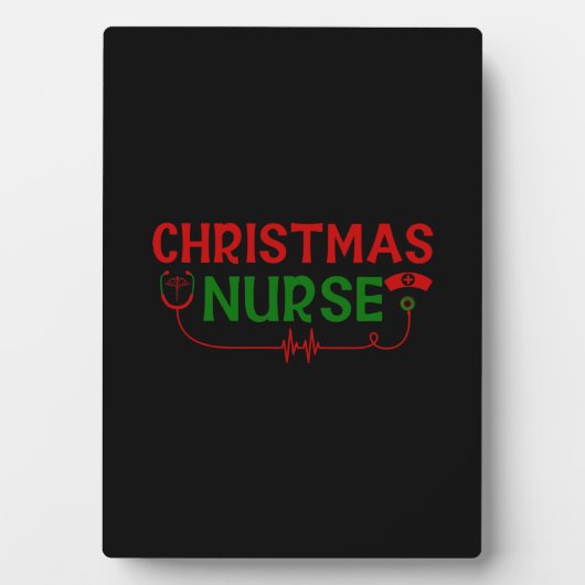Nurse Gift Christmas Nurse Fotoplaat (voorkant)
