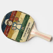 Nurse Gift Custom Ping Pong Paddle, Name Drop, Med Tafeltennisbatje (Zijkant)