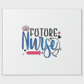 Nurse Gift | Future Nurse Cadeaupapier (Vlak)