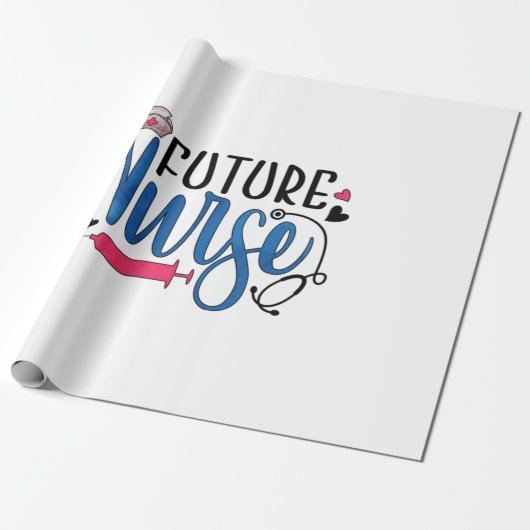 Nurse Gift | Future Nurse Cadeaupapier (Uitgerold)