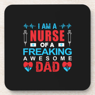 Nurse Gift I Am A Nurse Of A Freaking Bier Onderzetter