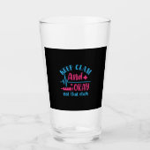 Nurse Gift | Keep Calm And Okay Not That Clam Glas (Voorkant)