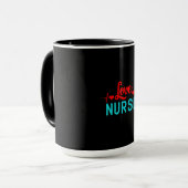 Nurse Gift | Love Nurse Mok (Voorkant links)