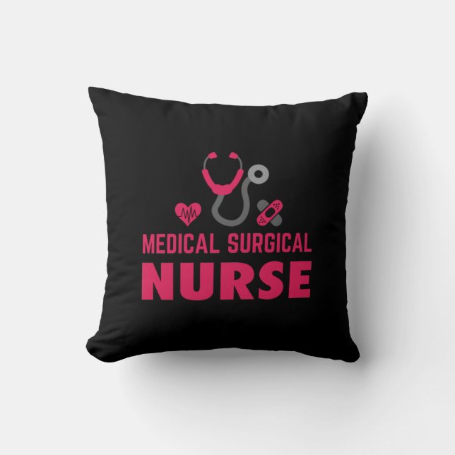 Nurse Gift | Medical Surgical Nurse Kussen (Voorkant)