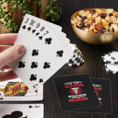 Nurse Gift | Move Over Boys Let This Old Man Pokerkaarten (Insitu)