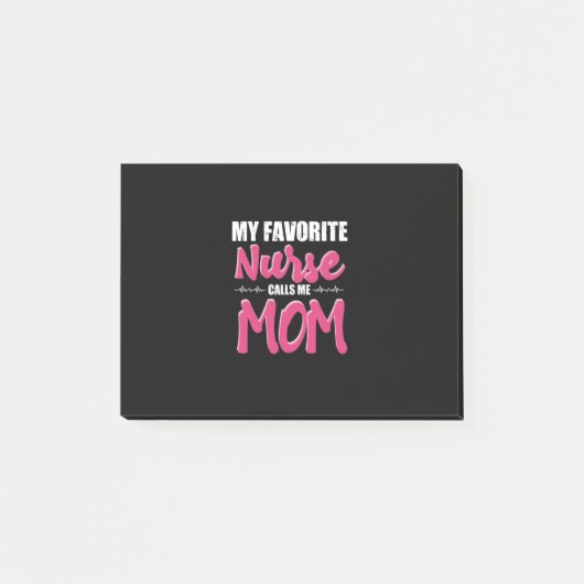 Nurse Gift | My Favorite Nurse Call Me Mom Post-it® Notes (Voorkant)