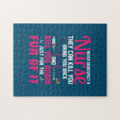 Nurse Gift | Never Disrespect A Nurse Legpuzzel (Horizontaal)