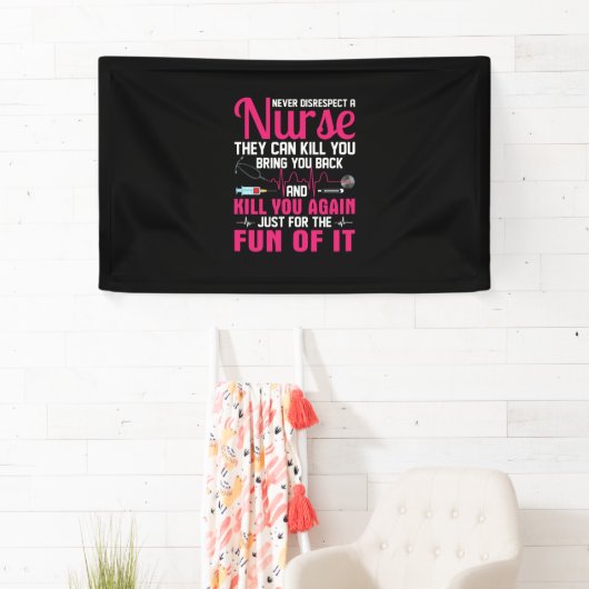 Nurse Gift Never Disrespect A Nurse Spandoek (Insitu)