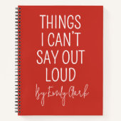 Nurse Gift Notebook, Funny Custom Medical Journal Notitieboek (Voorkant)