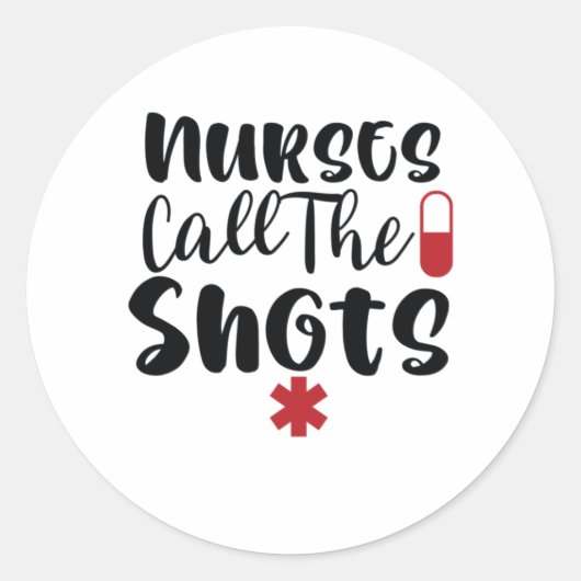 Nurse Gift Nurse Call Ronde Sticker (Voorkant)