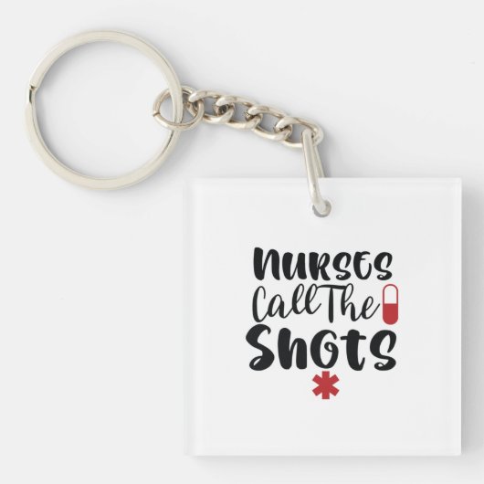 Nurse Gift Nurse Call Sleutelhanger (Voorkant)