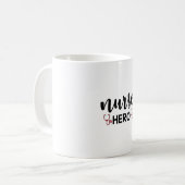Nurse Gift Nurse Hero Koffiemok (Voorkant links)