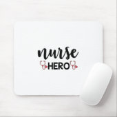 Nurse Gift Nurse Hero Muismat (Met muis)